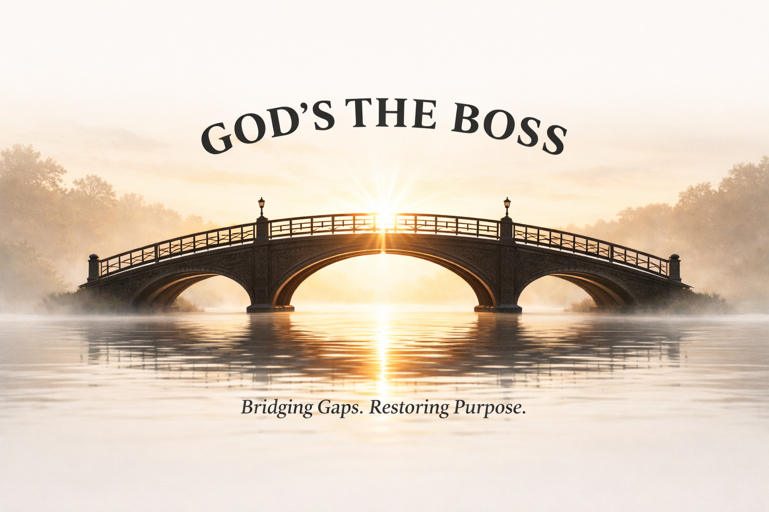 A sunlit bridge representing connection, hope, and restored purpose